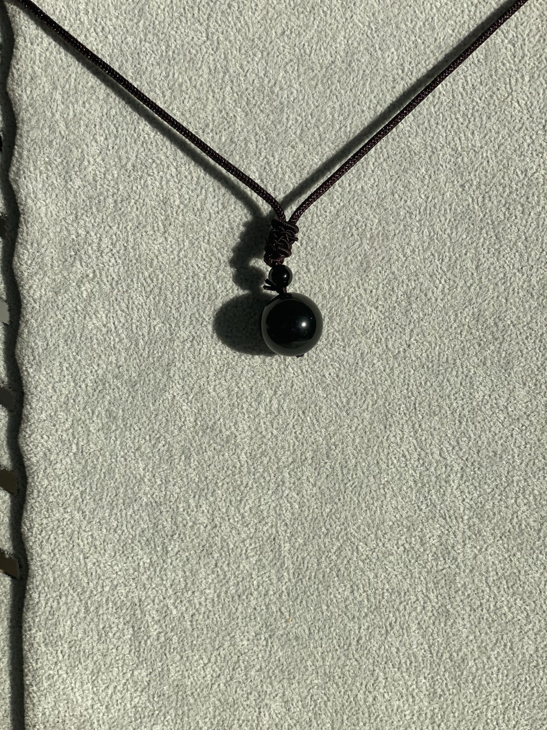 Collier Obsidienne