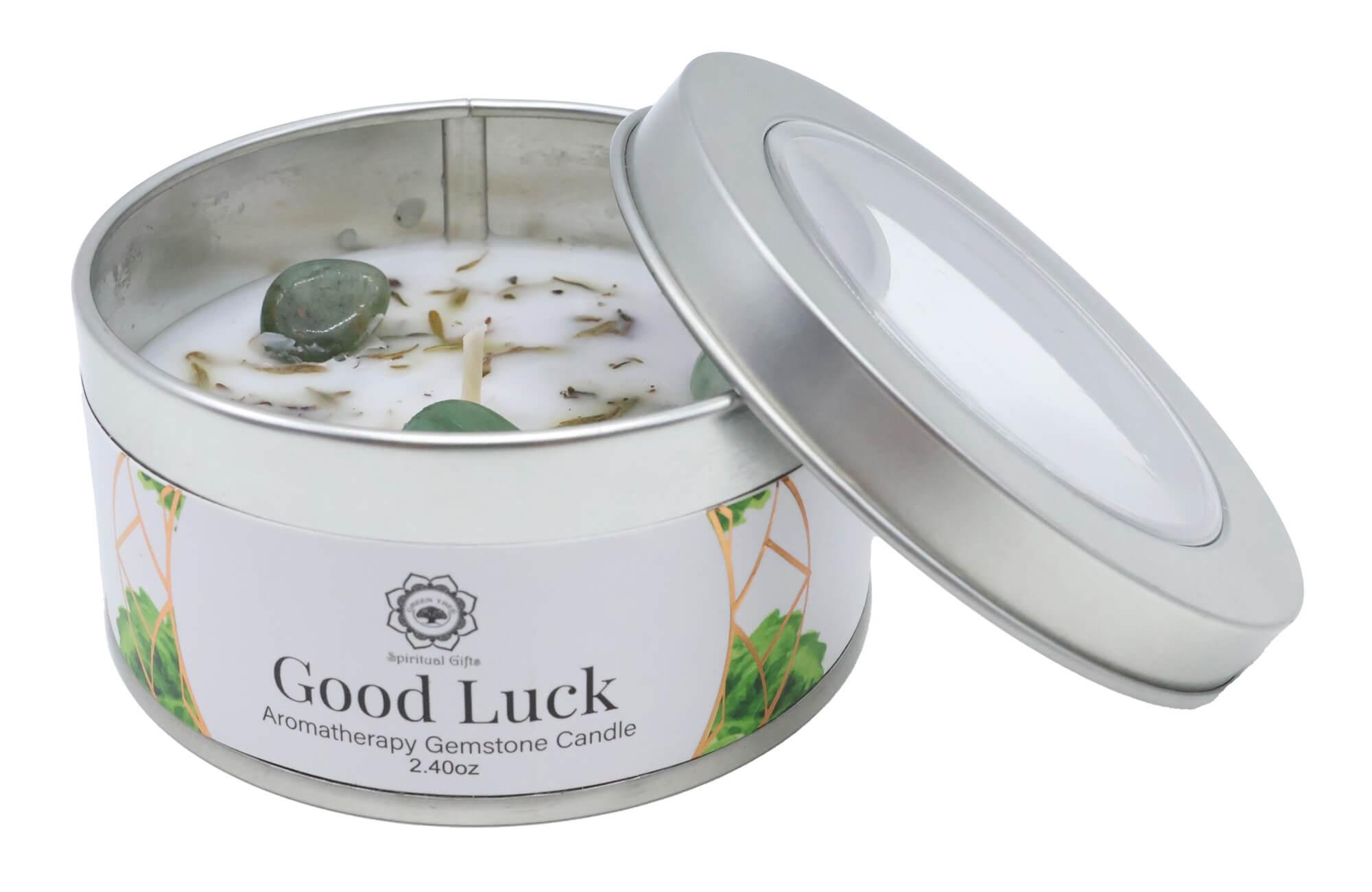 Bougie &lsquo;Bonne Chance&rsquo; 🍀